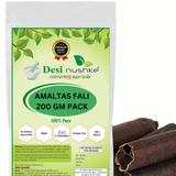 DESI NUSHKE Amaltas Fali | 200 GM | Cassia Fistula Pods | Amaltas Phali | Amaltaas Fali | 7.05 Oz