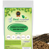 DESI NUSHKE Chirayta Powder | 300 GM | Bitter Stick | Indian Gentian Powder | Nepali Chiraita Stick | 100% Pure & Natural | 10.58 Oz