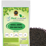 DESI NUSHKE Kaali Jeeri | Kadwa Jeera | 250 GM | Kalijiri | Kali Jiri | Kaalij | 8.81 Oz