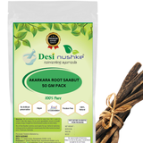 DESI NUSHKE Akarkara Root (Saabut) | 50 GM | Natural Pyrethrum | Raw Pellitory Root  | 1.76 Oz