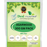DESI NUSHKE Agarwood | 300 GM | Agaru | Agarkashtha | Agar Chandan | Eagle Wood | Krishna agaru | Akil | Ooda | Pharsi | Akil Kattai | 10.58 Oz