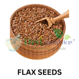 DESI NUSHKE Flax Seeds | 300 GM | Alsi | Reduce Bad Cholesterol | Improves Digestion & Constipation | Helps in Weight Management | Main Blood Sugar & Joint Health | 10.58 Oz