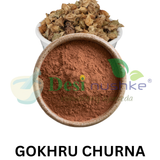 DESI NUSHKE Gokhru Churna | 200 GM | Tribulus Terrestris Powder | Natural Churna | 7.05 Oz