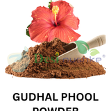 DESI NUSHKE Gudhal Phool Powder | 200 GM | Hibiscus Flower Powder | Hibiscus Rosa | 7.05 Oz