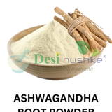 DESI NUSHKE Ashwagandha Root Powder | 200 GM | 100% Pure & Organic | Indian Ginseng | Fenugreek Ashwagandha | Aphrodisiac | Withania Somnifera Radix | 7.05 Oz